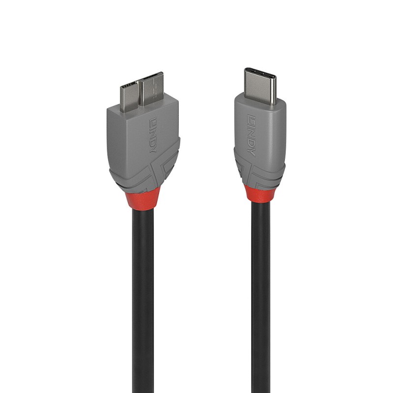 Lindy 2m USB 3.2 Type C to Micro-B